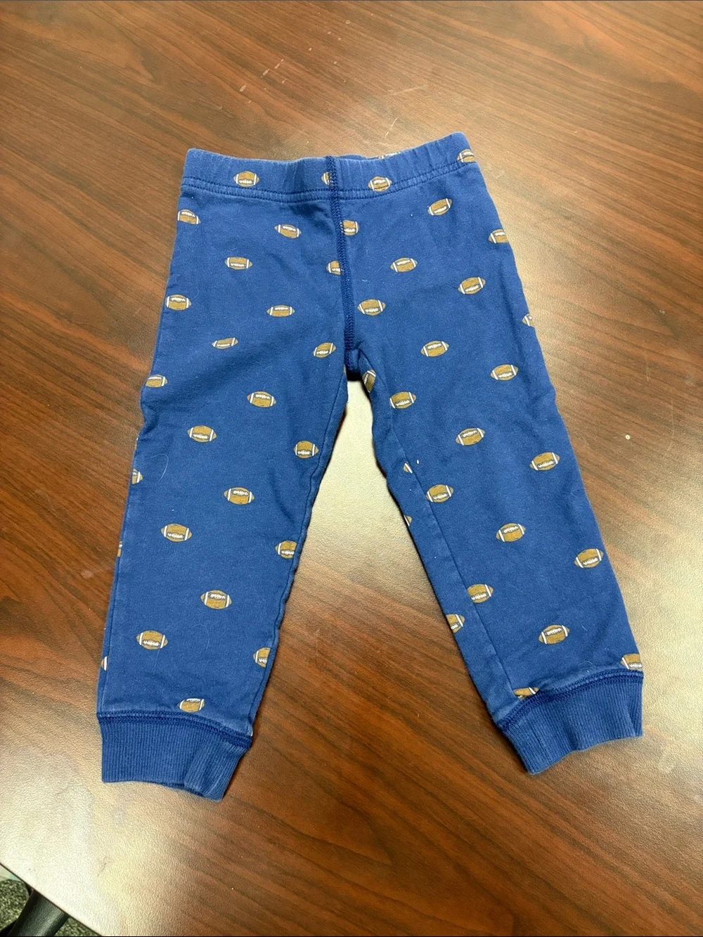 Carter's Navy Blue Football Print Jogger Pants